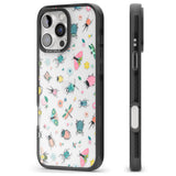 iPhone 16 Pro Max Spring Insects Black Impact Phone Case