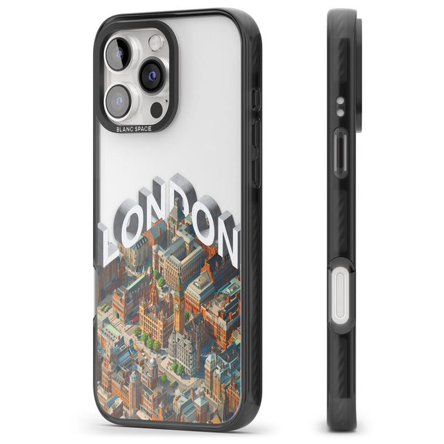 iPhone 16 Pro Max London Black Impact Phone Case + Magsafe