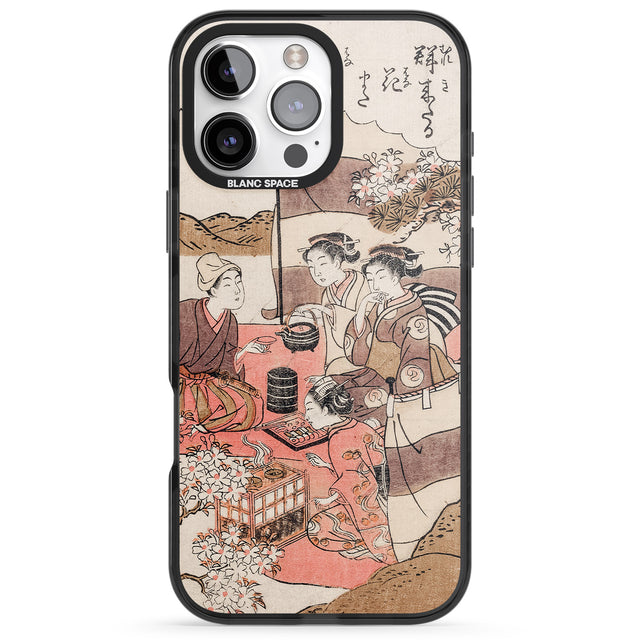 iPhone 16 Pro Max Japanese Afternoon Tea Black Impact Phone Case