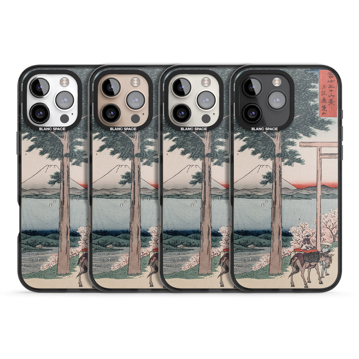 iPhone 16 Pro Max Gates to Mt. Fuji Black Impact Phone Case