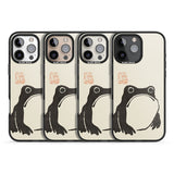 Matsumoto Hoji Frog Black Impact Phone Case for iPhone 16 Pro, iPhone 16 Pro Max