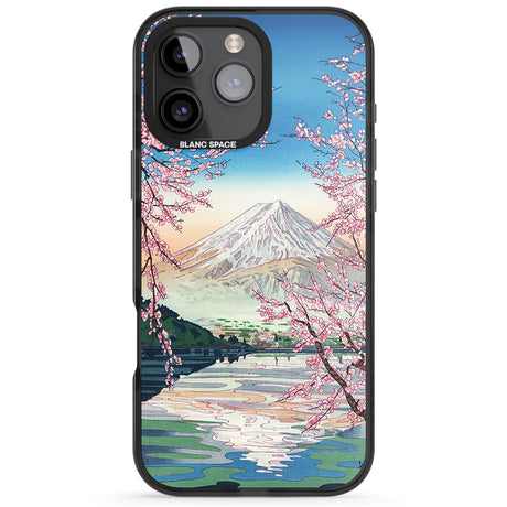 Mt. Fuji from Lake Kawaguchi Black Impact Phone Case for iPhone 16 Pro, iPhone 16 Pro Max