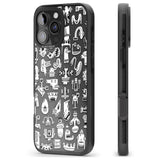 iPhone 16 Pro Max Weird Friends Black Impact Phone Case