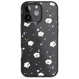 iPhone 16 Pro Max Stars & Clouds Black Impact Phone Case