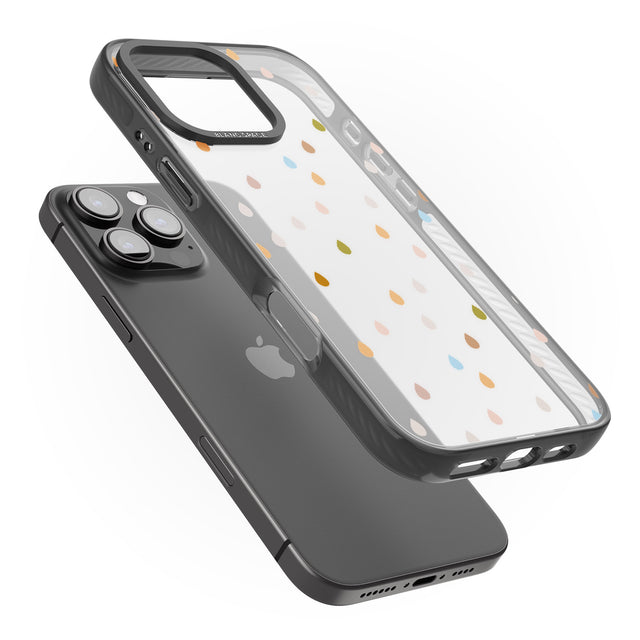 iPhone 16 Pro Max Raindrops Black Impact Phone Case