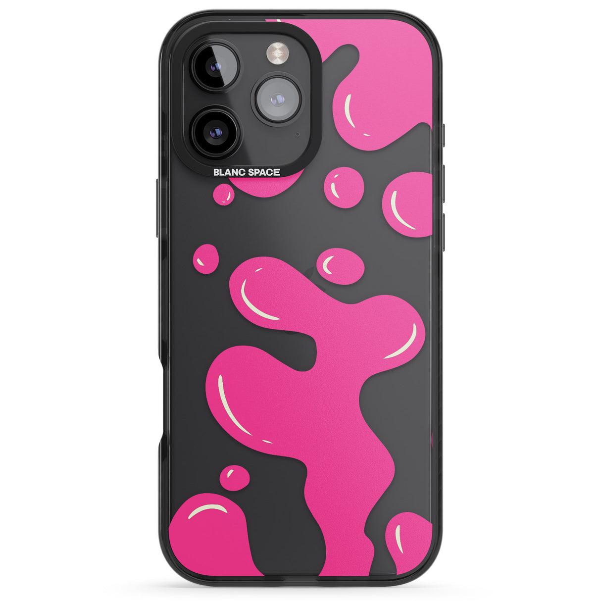 iPhone 16 Pro Max Pink Lava Lamp Black Impact Phone Case