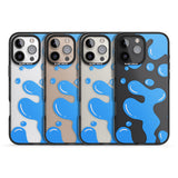 iPhone 16 Pro Max Blue Lava Lamp Black Impact Phone Case