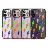 iPhone 16 Pro Max Rainbow Pop Lightning Black Impact Phone Case