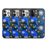 iPhone 16 Pro Max Dark Botanicals Abstract Pattern Black Impact Phone Case