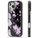 iPhone 16 Pro Max Pink & Black Acid Wash Tie-Dye Black Impact Phone Case