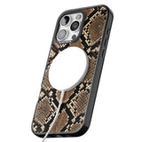 iPhone 16 Pro Max Snakeskin Black Impact Phone Case