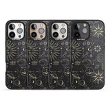 iPhone 16 Pro Max Suns & Planets Black Impact Phone Case