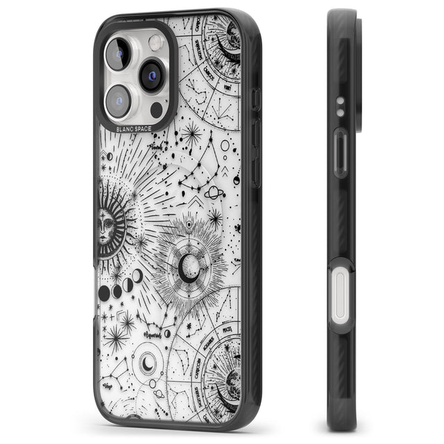 iPhone 16 Pro Max Suns & Constellations Astrological Black Impact Phone Case