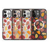 Autumn Leaves Black Impact Magsafe Phone Case for iPhone 16 Pro, iPhone 16 Pro Max