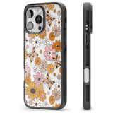 Butterfly & Bloom Autumn Floral Black Impact Magsafe Phone Case for iPhone 16 Pro, iPhone 16 Pro Max