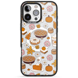 Pumpkin Pie & Autumn Treats Black Impact Magsafe Phone Case for iPhone 16 Pro, iPhone 16 Pro Max