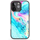 iPhone 16 Pro Max Ocean White Bath Bomb Black Impact Phone Case