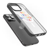 iPhone 16 Pro Max Not Perfect - Clear Black Impact Phone Case