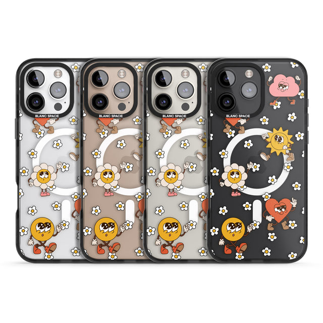 iPhone 16 Daisies & Friends Clear Impact Phone Case