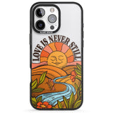 iPhone 16 Pro Max Love is Never Still Black Impact Phone Case + Magsafe