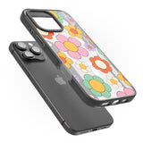 iPhone 16 Groovy Blossoms Clear Impact Phone Case