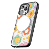 iPhone 16 Groovy Blossoms Clear Impact Phone Case