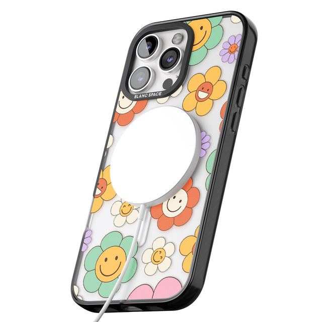 iPhone 16 Happy Blossoms Clear Impact Phone Case