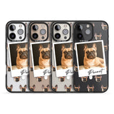 iPhone 16 Pro Max Personalised French Bulldog, Tan - Dog Photo Black Impact Phone Case