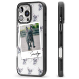 iPhone 16 Pro Max Personalised French Bulldog, Grey - Dog Photo Black Impact Phone Case