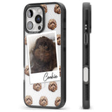 iPhone 16 Pro Max Personalised Cockapoo, Brown - Dog Photo Black Impact Phone Case