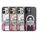 iPhone 16 Pro Max Personalised Grave Plaque Black Impact Phone Case