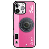 iPhone 16 Pro Max Personalised Pink Dream Camera Black Impact Phone Case