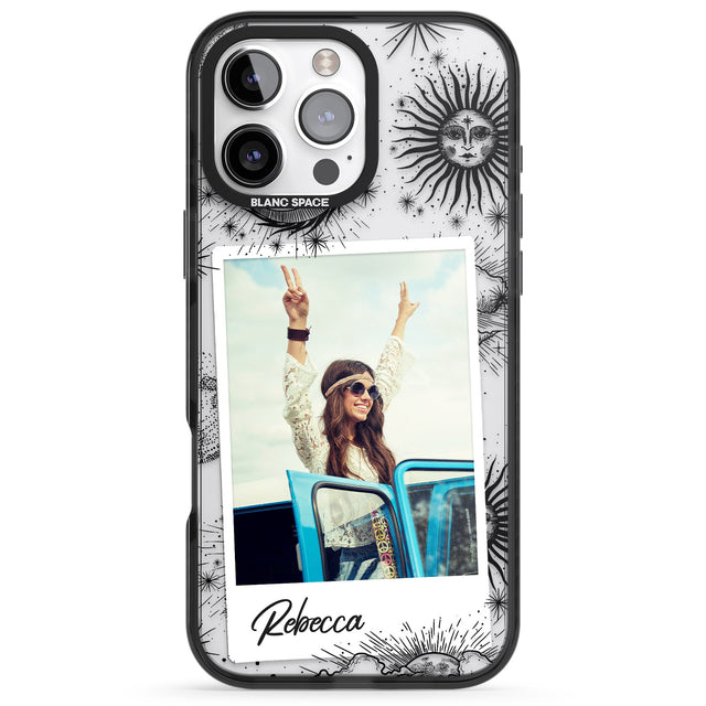 iPhone 16 Pro Max Personalised Astrology Instant Photo Black Impact Phone Case