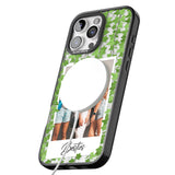 iPhone 16 Pro Max Personalised Ivy Vine Instant Photo Black Impact Phone Case