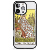 iPhone 16 Pro Max Personalised The Empress Tarot Card - Colour Black Impact Phone Case