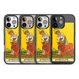 iPhone 16 Pro Max Personalised Strength Tarot Card - Colour Black Impact Phone Case