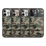 iPhone 16 Pro Max Woodland British Camo Black Impact Phone Case