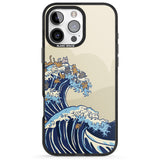 iPhone 16 Pro Max The Great Cat Wave Black Impact Phone Case