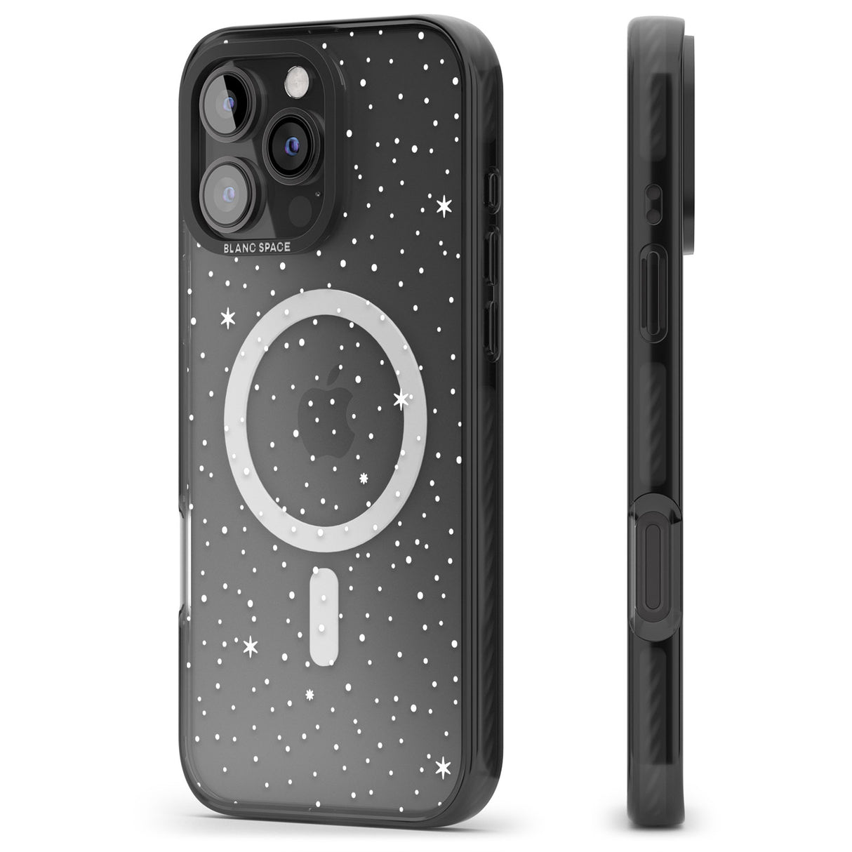 iPhone 16 Pro Max Celestial Starry Sky White Black Impact Phone Case