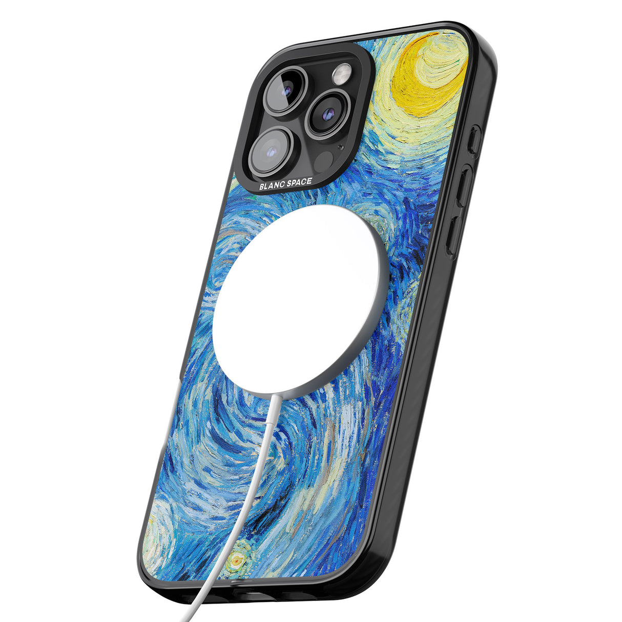 iPhone 16 Pro Max The Starry Night by Vincent Van Gogh Black Impact Phone Case