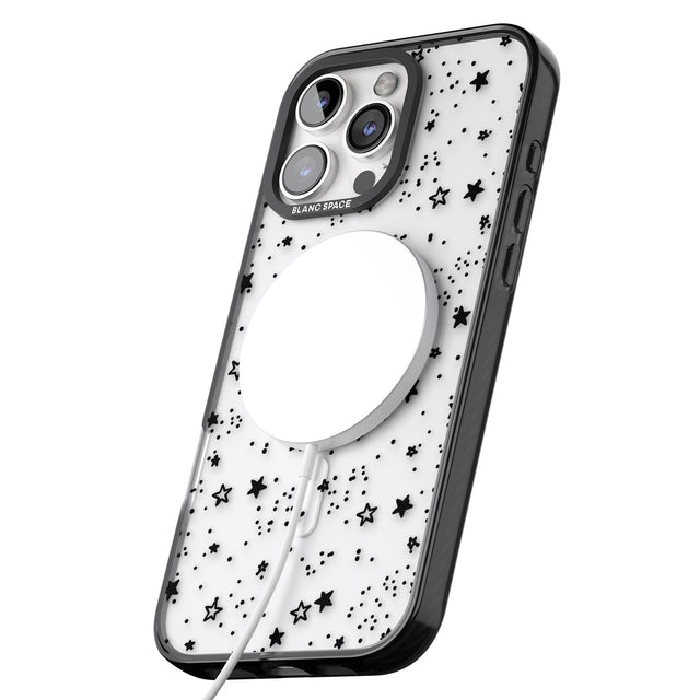 iPhone 16 Pro Max Solid Stars Black Impact Phone Case