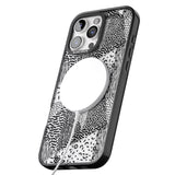 iPhone 16 Pro Max Pattern Mashup (Black) Black Impact Phone Case