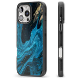 iPhone 16 Pro Max Saphire Lagoon Black Impact Phone Case