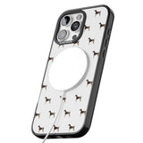 iPhone 16 Pro Max German Shorthaired Pointer Dog Pattern Black Impact Phone Case