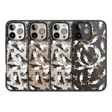 iPhone 16 Pro Max Bernese Mountain Dog Watercolour Dog Pattern Black Impact Phone Case