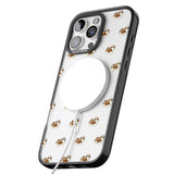 iPhone 16 Pro Max Shih Tzu Dog Pattern Clear Black Impact Phone Case