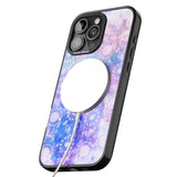 iPhone 16 Pro Max Dreamcatcher Pattern Galaxy Print Tie Dye Black Impact Phone Case