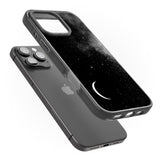 iPhone 16 Pro Max Night Sky Galaxies: Crescent Moon Black Impact Phone Case