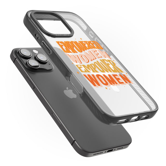 iPhone 16 Pro Max Empowered Women Black Impact Phone Case