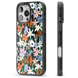 iPhone 16 Pro Max Springtime Meadow: Solid Black Impact Phone Case